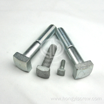 t-head Track bolts with square neck